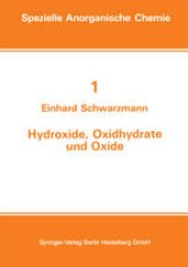 book Hydroxide, Oxidhydrate und Oxide: Neue Entwicklungen