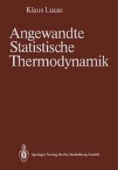 book Angewandte Statistische Thermodynamik