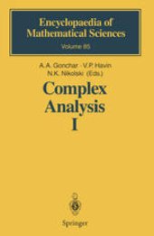 book Complex Analysis I: Entire and Meromorphic Functions Polyanalytic Functions and Their Generalizations