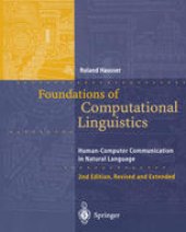 book Foundations of Computational Linguistics: Human-Computer Communication in Natural Language