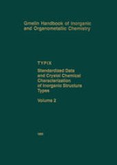 book TYPIX Standardized Data and Crystal Chemical Characterization of Inorganic Structure Types