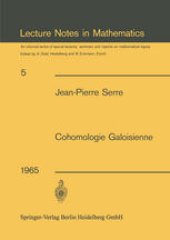 book Cohomologie Galoisienne: Cours au Collège de France, 1962–1963