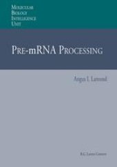 book Pre-mRNA Processing