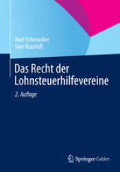 book Das Recht der Lohnsteuerhilfevereine