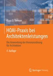 book HOAI-Praxis bei Architektenleistungen: Die Anwendung der Honorarordnung für Architekten