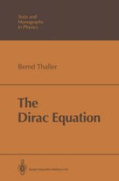 book The Dirac Equation