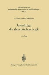 book Grundzüge der theoretischen Logik