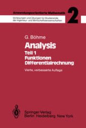 book Anwendungsorientierte Mathematik: Teil 1 Funktionen, Differentialrechnung