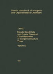 book TYPIX Standardized Data and Crystal Chemical Characterization of Inorganic Structure Types