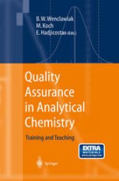 book Quality Assurance in Analytical Chemistry: Training and Teaching