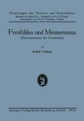 book Fernfühlen und Mesmerismus: Exteriorisation der Sensibilität