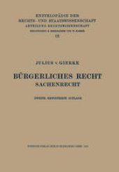 book Bürgerliches Recht: Sachenrecht