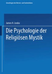 book Die Psychologie der religiösen Mystik