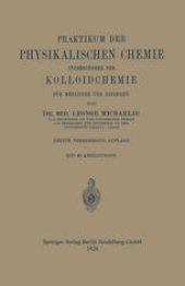 book Praktikum der Physikalischen Chemie insbesondere der Kolloidchemie für Mediziner und Biologen