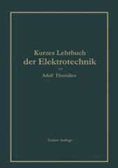 book Kurzes Lehrbuch der Elektrotechnik