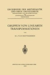 book Gruppen von Linearen Transformationen