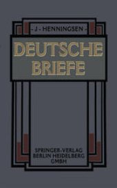 book Deutsche Briefe