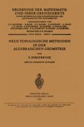 book Neue Topologische Methoden in der Algebraischen Geometrie