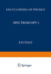 book Spectroscopy I / Spektroskopie I