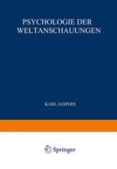 book Psychologie der Weltanschauungen