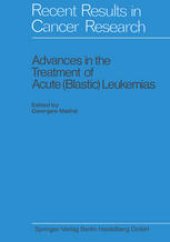 book Advances in the Treatment of Acute (Blastic) Leukemias