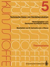 book Thermoplaste: Merkblätter 1601–2000