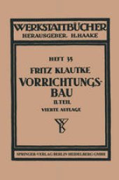 book Der Vorrichtungsbau