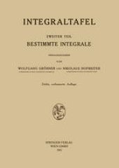 book Bestimmte Integrale