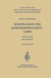 book Grundlagen der Betriebswirtschaftslehre