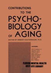 book Contributions to the Psychobiology of Aging