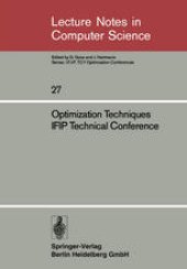 book Optimization Techniques IFIP Technical Conference: Novosibirsk, July 1–7, 1974