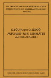 book Aufgaben und Lehrsätze aus der Analysis: Erster Band: Reihen · Integralrechnung Funktionentheorie