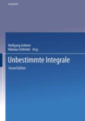 book Unbestimmte Integrale