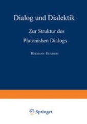 book Dialog und Dialektik: Zur Struktur des Platonischen Dialogs