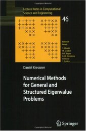 book Numerical Methods For General And Structured Eigenvalue Problems