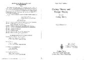 book Coding Theory and Design Theory. Coding Theory