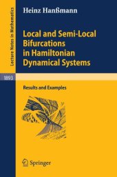 book Local and Semi-Local Bifurcations in Hamiltonian Dynamical Systems