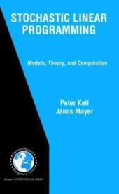 book Stochastic Linear Programming Models Theory Computation