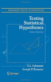 book Testing statistical hypotheses