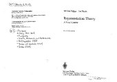 book Representation Theory A First Course