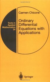 book Mathematics Ordinary Differential Equations with Applications