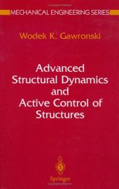 book Advanced Structural Dynamics & Active Control of Structures