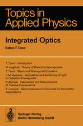 book Integrated Optics