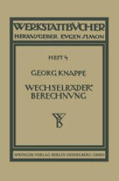 book Wechselräderberechnung für Drehbänke: unter Berücksichtigung der schwierigen Steigungen