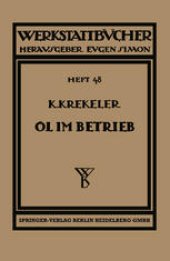 book Oel im Betrieb