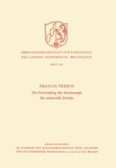 book Die Verwendung der Atomenergie für industrielle Zwecke