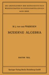 book Moderne Algebra