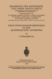 book Neue Topologische Methoden in der Algebraischen Geometrie