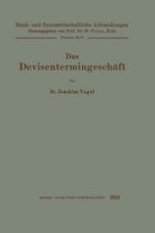 book Das Devisentermingeschäft