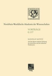 book Auf den Spuren sakraler Dichtung des slawischen und des baltischen Heidentums: 440. Sitzung am 18. Juli 2001 in Düsseldorf